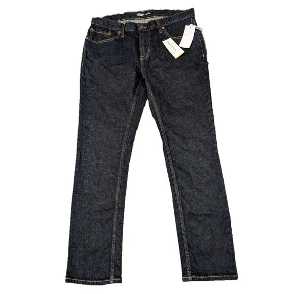 Old Navy Built In Flex Skinny Jeans Blue Denim Size 34 x 30 - NWT - Picture 1 of 13
